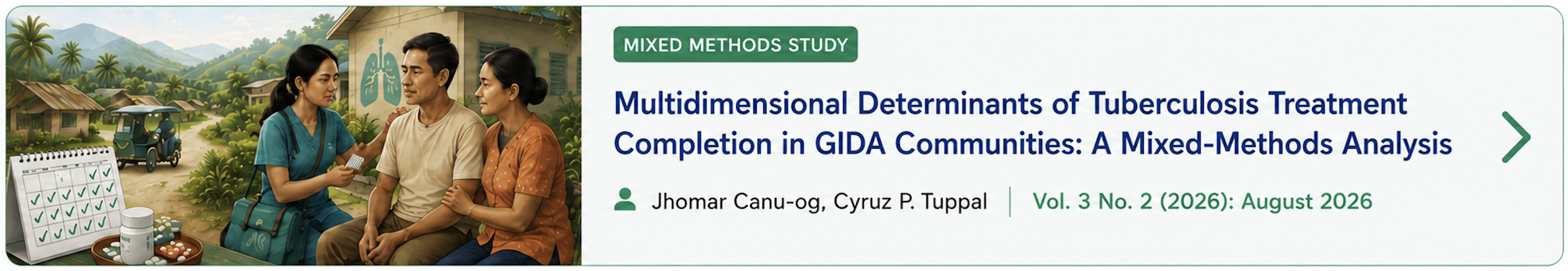 Multidimensional Determinants of Tuberculosis Treatment Completion in GIDA Communities: A Mixed-Methods Analysis
